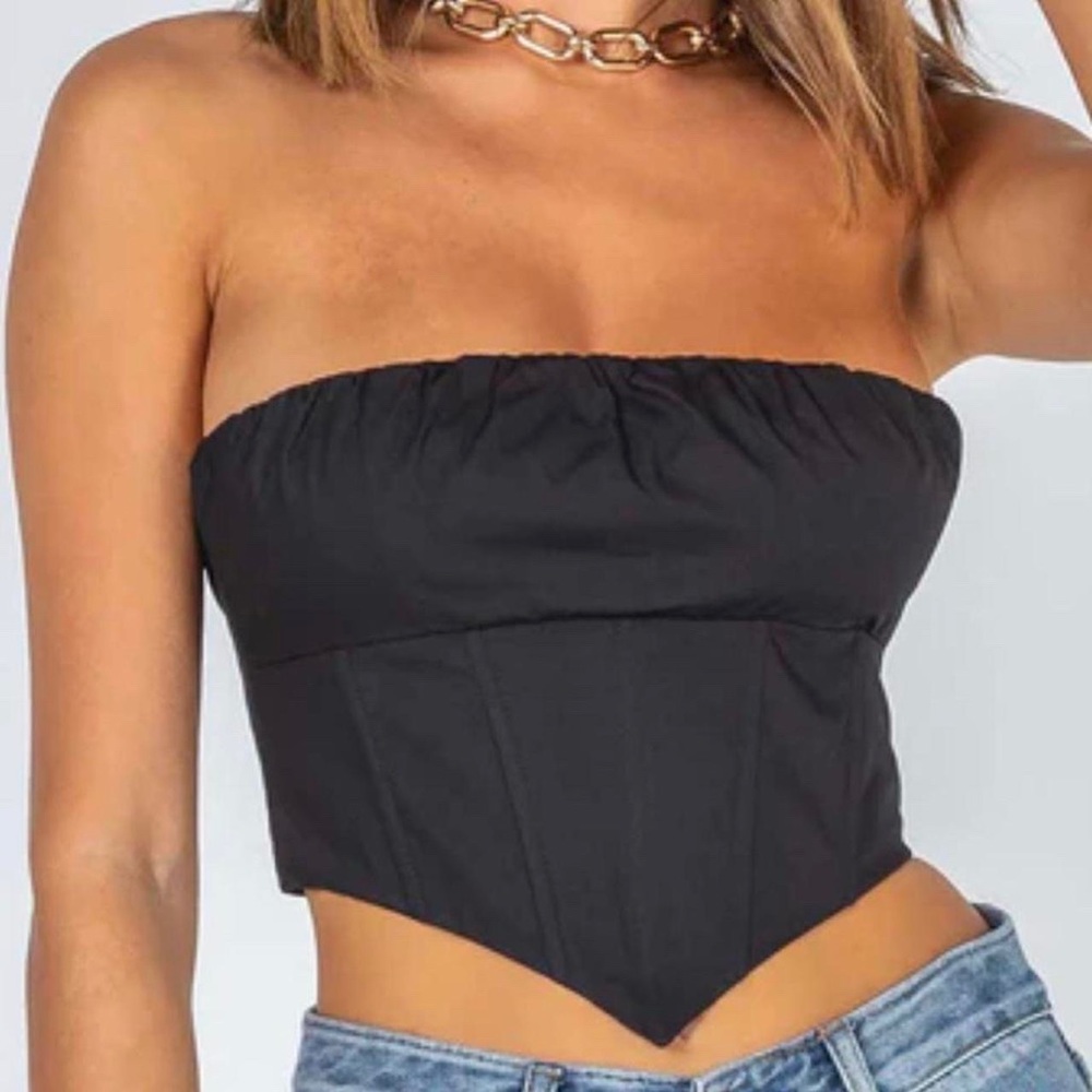 Princess Polly Ivy Bustier Black